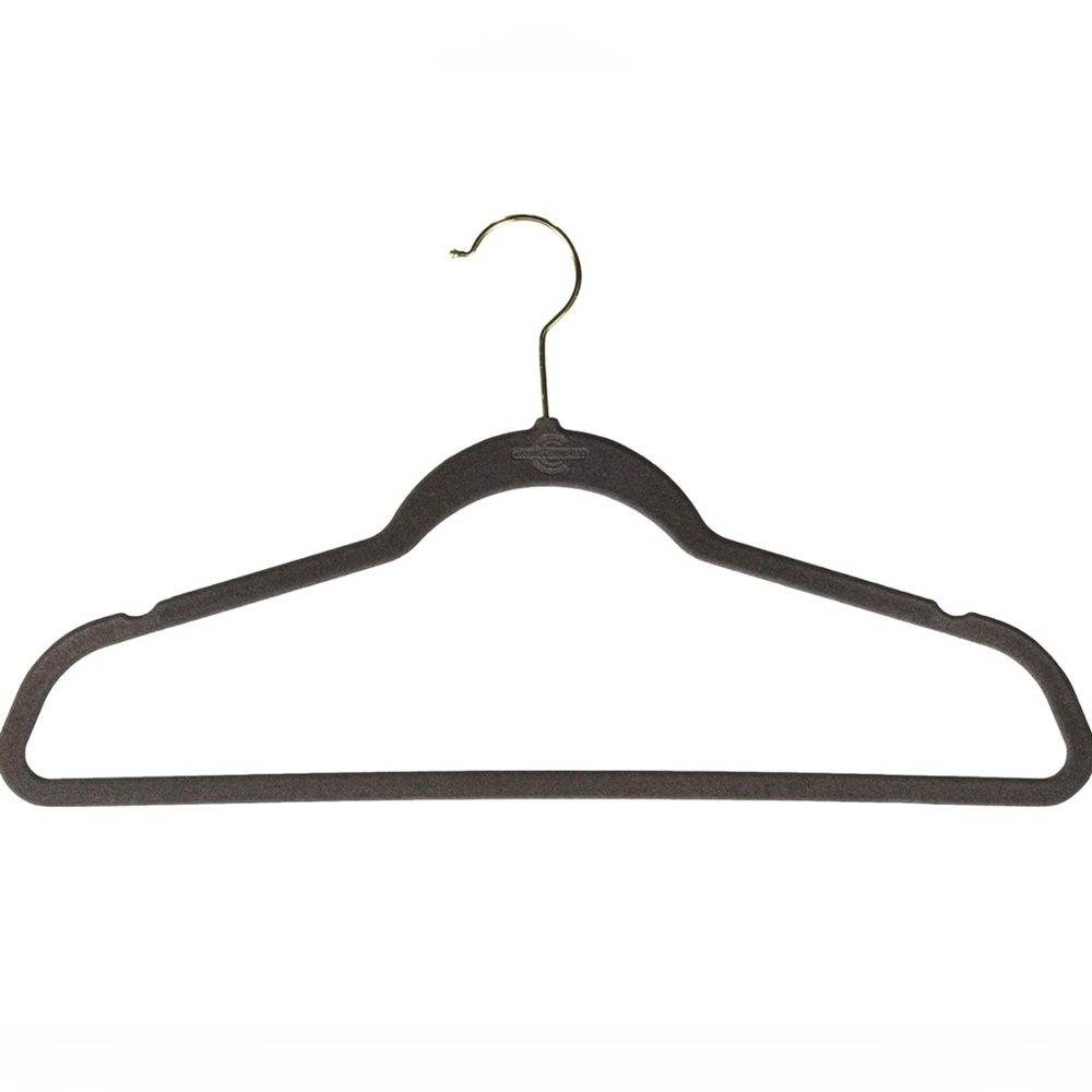 Closet complete 12 velvet hangers heather gray